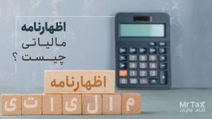 اظهارنامه مالیاتی فرمی است به منظور اظهار درآمدها، هزینه‌ها، دارایی‌ها به سازمان امور مالیاتی کشور ارسال می شود