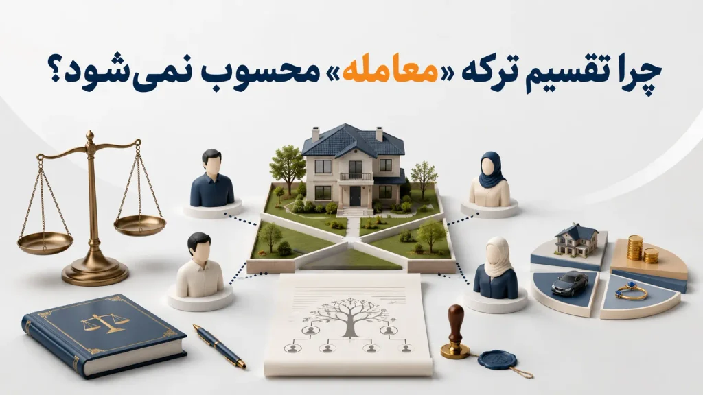 چرا تقسیم ترکه «معامله» محسوب نمیشود؟