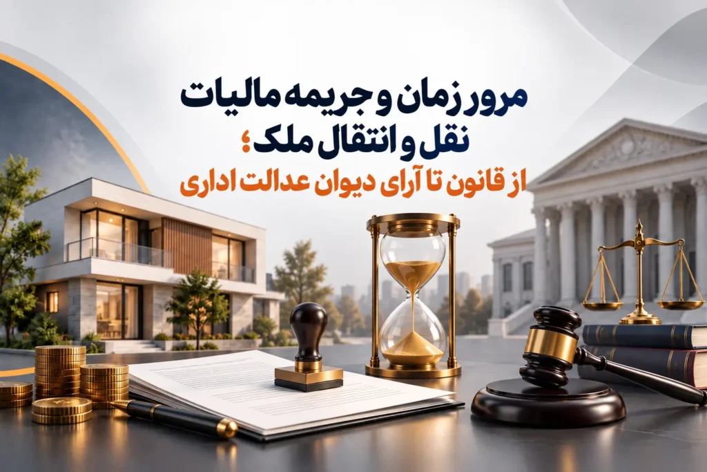 مرور زمان و جریمه مالیات نقل و انتقال ملک؛ از قانون تا آرای دیوان عدالت اداری