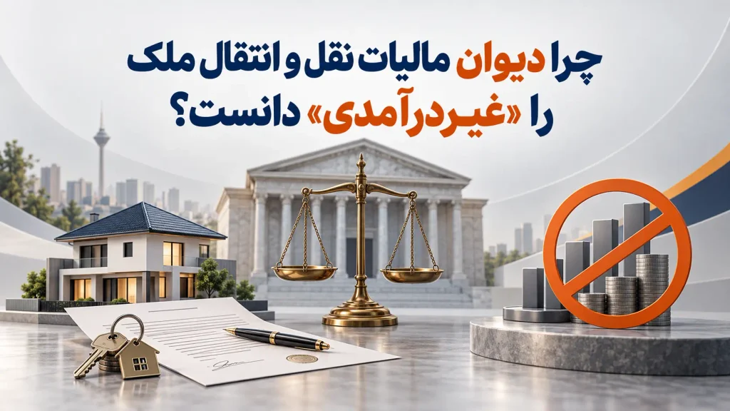 چرا دیوان مالیات نقل و انتقال ملک را «غیردرآمدی» دانست؟